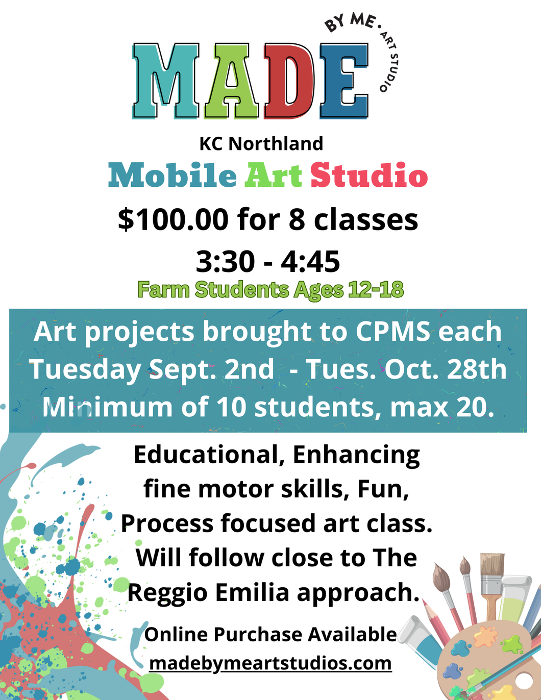 Clay-Platte Farm Sept-Oct Ages 12-18