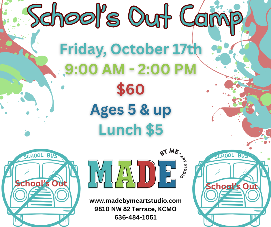 School's Out Camp Fri., Oct. 17